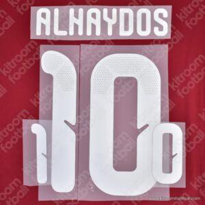 2026 Qatar FIFA World Cup Home Name Set #10 ALHAYDOS (HQ Repro)
