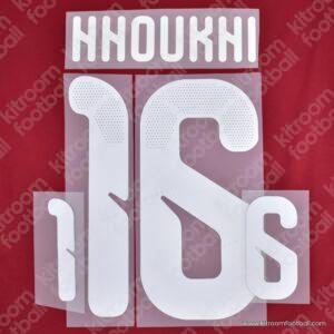 2026 Qatar FIFA World Cup Home Name Set #16 KHOUKNI (HQ  Repro)