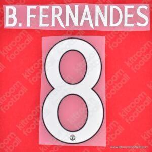 2023-24 Manchester United Cup Home Name Set #8 Bruno FERNANDES (HQ  Repro)
