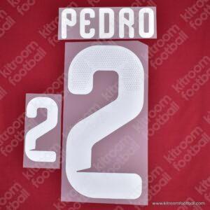 2026 Qatar FIFA World Cup Home Name Set #2 PEDRO (HQ  Repro)