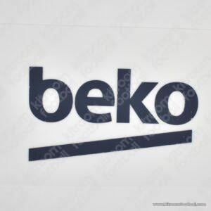 Official Reissue Barcelona Sleeve Sponsor Patch BEKO (DARK NAVY BLUE) - Image 1
