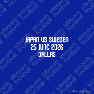 2026 Japan FIFA World Cup Home Match Details MDT Patch vs Sweden (Repro)