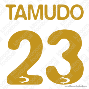 1999-00 Espanyol Home Name Set #23 TAMUDO (Repro) - Image 1