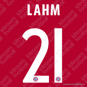 2016-18 Bayern Munich Home Name Set #21 LAHM (HQ Repro) - Image 1