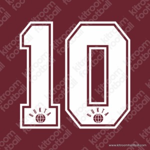 1989-90 West Ham United Home Number #10 Bukta (Repro)