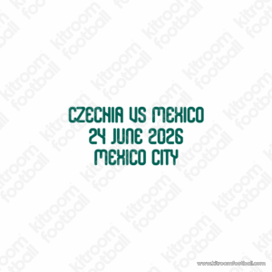 2026 México FIFA World Cup Away Match Details MDT Patch vs Czech (Repro)