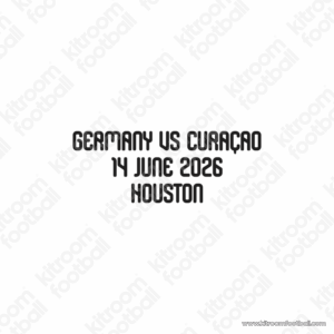 2026 Germany FIFA World Cup Home Match Details MDT Patch vs Curaçao (Repro) - Image 1