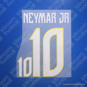 Original Player Issue 2026 Brazil FIFA World Cup Away Name Set #10 NEYMAR JR (DekoGraphics)