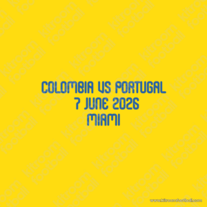 2026 Colombia FIFA World Cup Home Match Details MDT Patch vs Portugal (Repro)