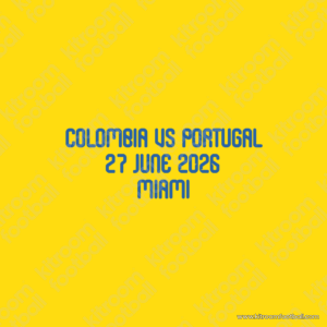 2026 Colombia FIFA World Cup Home Match Details MDT Patch vs Portugal (Repro)