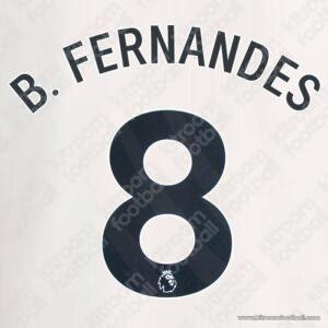 2023-24 Manchester United Premier League Away Name Set #8 Bruno FERNANDES (HQ  Repro)