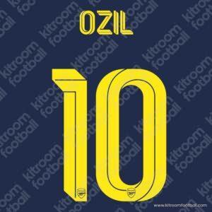 2019-20 Arsenal Cup Third Name Set #10 OZIL (Repro)