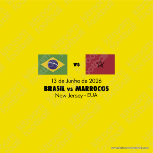 2026 Brazil FIFA World Cup Home Match Details MDT Patch vs Morocco (Repro) - Image 1