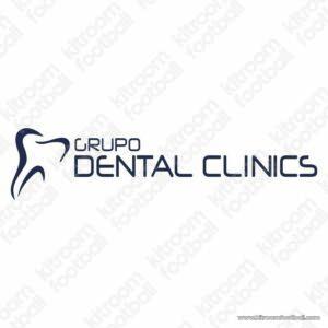 2023-24 Malaga CF Home Sponsor Patch Grupo Dental Clinic (Repro)