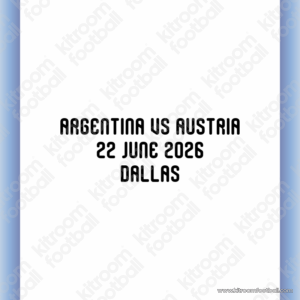 2026 Argentina FIFA World Cup Home Match Details MDT Patch vs Austria (Repro)
