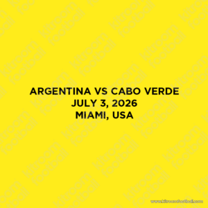 2026 Cabo Verde FIFA World Cup Goalkeeper Match Details MDT Patch vs Argentina (Repro) - Image 1