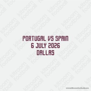 2026 Spain FIFA World Cup Away Match Details MDT Patch vs Portugal (Repro)