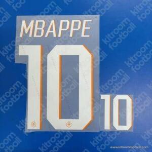 2026 France FIFA World Cup Home Name Set #10 MBAPPE (HQ  Repro)