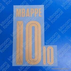 2026 France FIFA World Cup Away Name Set #10 MBAPPE (HQ  Repro)