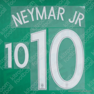 2016 Brazil Conmebol Copa America Away Name Set #10 NEYMAR JR (HQ Repro) - Image 1