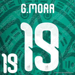2026 México FIFA World Cup Home Name Set #19 Gilberto MORA (HQ  Repro)