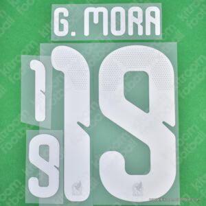 2026 México FIFA World Cup Home Name Set #19 Gilberto MORA (HQ  Repro)