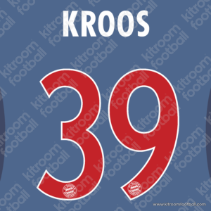 2013-14 Bayern Munich Third Name Set #39 KROOS (Repro)