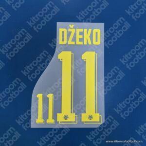 2026 Bosnia and Herzegovina FIFA World Cup Home Name Set #11 DZEKO (HQ  Repro)