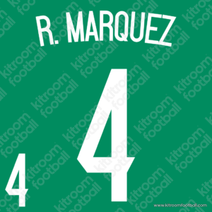 2014 México FIFA World Cup Home Name Set #4 Rafa MARQUEZ (HQ  Repro)