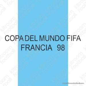 1998 Argentina FIFA World Cup Home Match Details MDT Patch COPA DEL MUNDO FRANCIA 98 (Repro) - Image 1