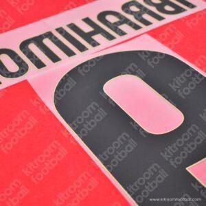 2010-11 Barcelona Home Name Set #9 IBRAHIMOVIC (HQ Repro) - Image 2