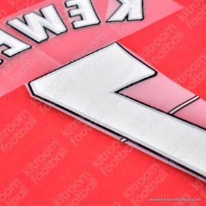 2003-06 Liverpool Premier League Home Name Set #7 KEWELL (HQ Repro) - Image 2