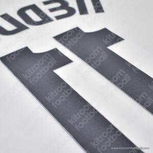 2006-07 Juventus Away & Third Name Set #11 NEDVED (HQ Repro) - Image 2