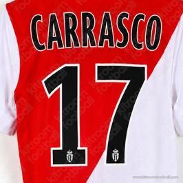 2014-15 AS Monaco Cup Home Name Set #17 CARRASCO (Repro) - Image 1