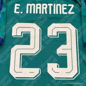 2026 Argentina FIFA World Cup Goalkeeper Name Set #23 Dibu MARTINEZ (HQ Repro) - Image 1