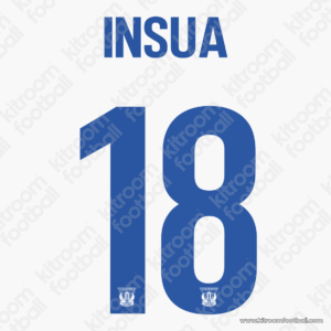 2015-16 Leganés La Liga Home Name Set #18 INSUA (Repro)