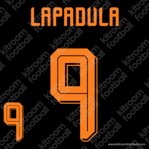 2026 Peru Away Name Set #9 LAPADULA (Repro)