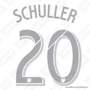 2017-18 Minnesota United MLS Major League Soccer Away Name Set #20 SHCULLER (Repro)