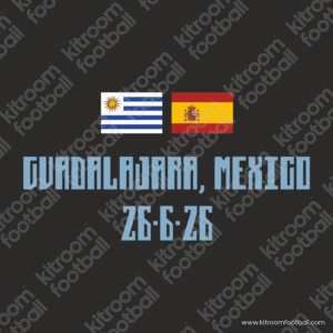 2026 Uruguay FIFA World Cup Away Match Details MDT Patch vs Spain (Repro)