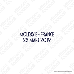 2019 France UEFA Euro Qualifiers Away Match Details MDT Patch vs Moldavie (Repro)