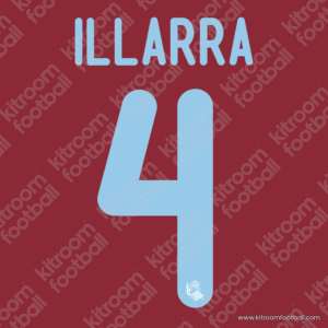 2015-16 Real Sociedad Away Name Set #4 ILLARRA (HQ Repro) - Image 1