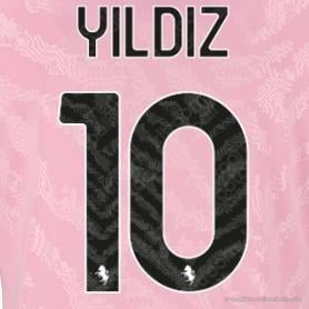 2026-27 Juventus Away Name Set #10 YILDIZ (HQ Repro) - Image 1