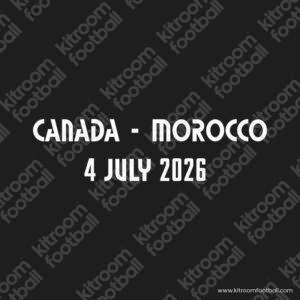 2026 Canada FIFA World Cup Away Match Details MDT Patch vs MOROCCO (Repro)