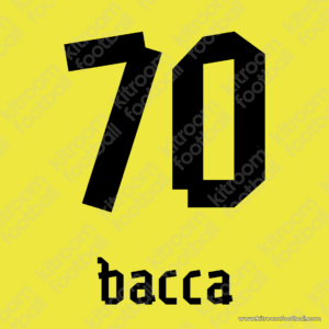2012-22 Brugge Away & Third Name Set #70 BACCA (Repro)