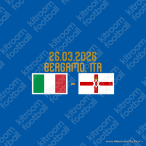 2026 Italy FIFA World Cup Qualifiers Home Match Details MDT Patch vs Northern Ireland (Repro)