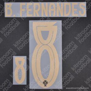 2025 Portugal Third Name Set #8 Bruno FERNANDES (HQ  Repro)