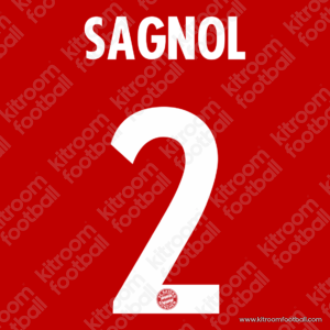 2006-08 Bayern Munich Home Name Set #2 SAGNOL (HQ  Repro)