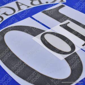 2004 Italy UEFA Euro Home Name Set #10 Roberto BAGGIO (HQ Repro) - Image 2