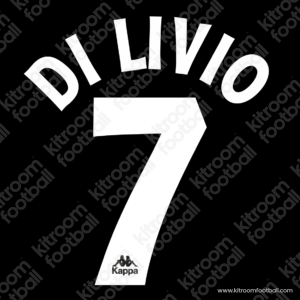 1995-96 Juventus Third Name Set #7 DI LIVIO (Repro)