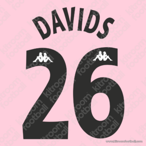 1997-98 Juventus Third Name Set #26 DAVIDS (Repro)